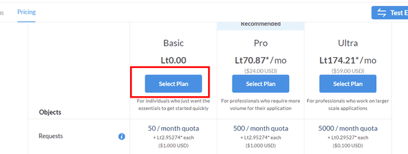 Subscription plans